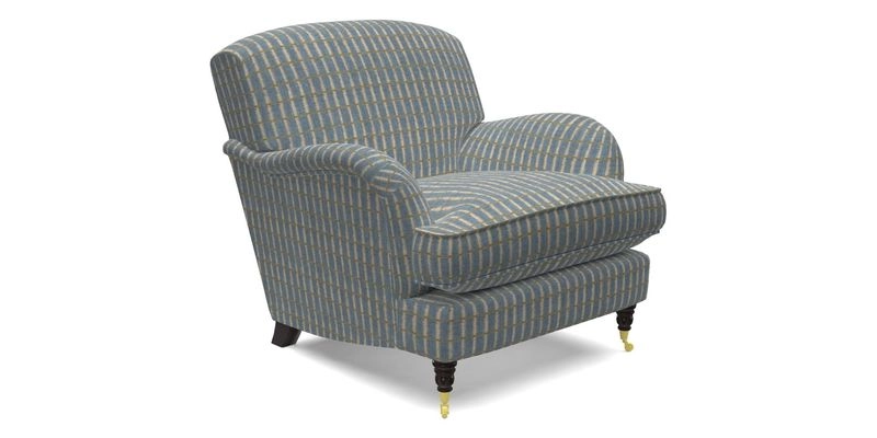 Kentwell Chair in Caroline Maria Applebee Collage Wildflowers with fringe in Sophie Bullion Currant