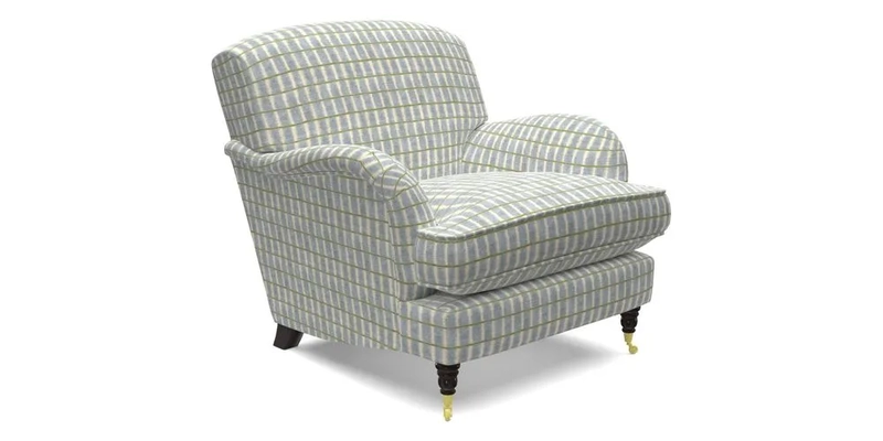 Kentwell Chair in Caroline Maria Applebee Collage Wildflowers with fringe in Sophie Bullion Currant