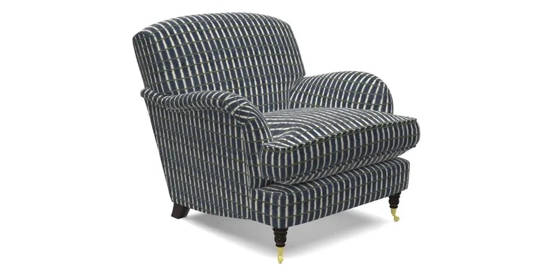 Kentwell Chair in Caroline Maria Applebee Collage Wildflowers with fringe in Sophie Bullion Currant