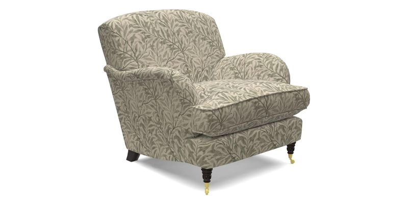 Kentwell Chair in Caroline Maria Applebee Collage Wildflowers with fringe in Sophie Bullion Currant