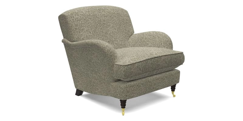 Kentwell Chair in Caroline Maria Applebee Collage Wildflowers with fringe in Sophie Bullion Currant