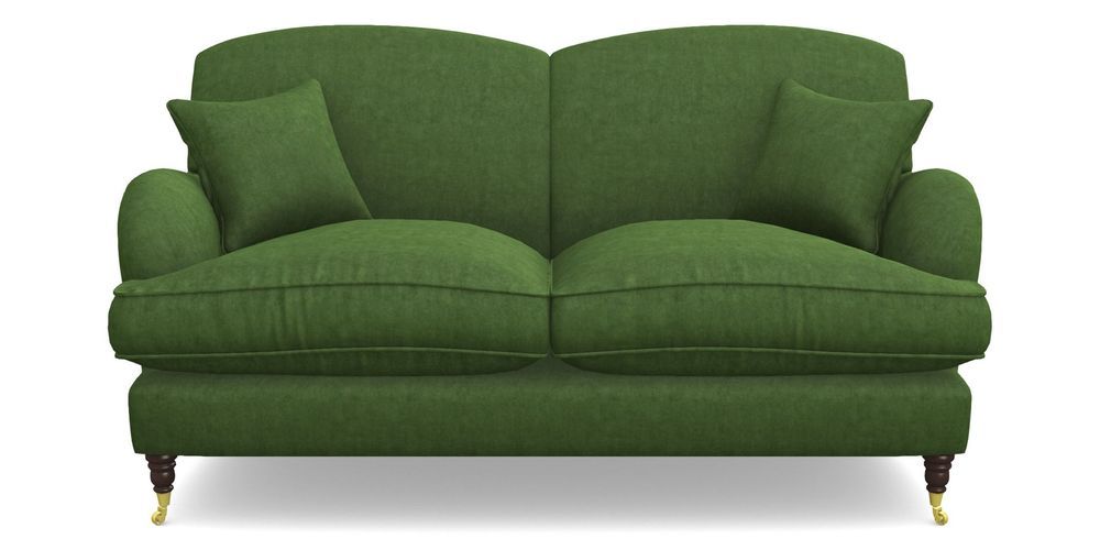 Product photograph of Kentwell 2 5 Seater 2 Hump Sofa In Clever Tough And Eco Velvet - Shamrock from Sofas and Stuff Limited