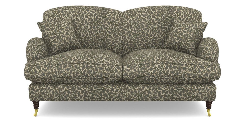 Product photograph of Kentwell 2 5 Seater 2 Hump Sofa In V A Drawn From Nature Collection - Oak Tree - Dark Green from Sofas and Stuff Limited