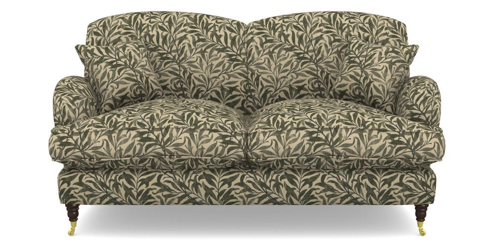 Product photograph of Kentwell 2 5 Seater 2 Hump Sofa In V A Drawn From Nature - Willow Bough Large - Dark Green from Sofas and Stuff Limited