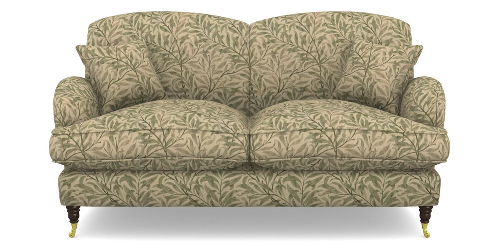 Product photograph of Kentwell 2 5 Seater 2 Hump Sofa In V A Drawn From Nature - Willow Bough Large - Light Green from Sofas and Stuff Limited