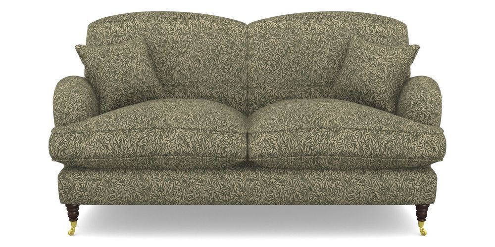 Product photograph of Kentwell 2 5 Seater 2 Hump Sofa In V A Drawn From Nature Collection - Willow - Dark Green from Sofas and Stuff Limited