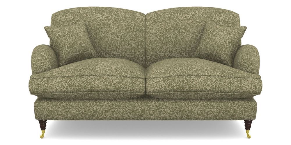 Product photograph of Kentwell 2 5 Seater 2 Hump Sofa In V A Drawn From Nature Collection - Willow - Light Green from Sofas and Stuff Limited