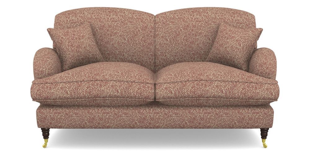 Product photograph of Kentwell 2 5 Seater 2 Hump Sofa In V A Drawn From Nature Collection - Willow - Red from Sofas and Stuff Limited