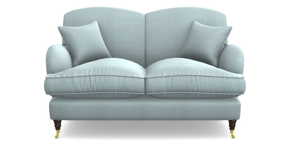 Product photograph of Kentwell 2 Seater 2 Hump Sofa In Clever Tough And Eco Velvet - Mineral from Sofas and Stuff Limited