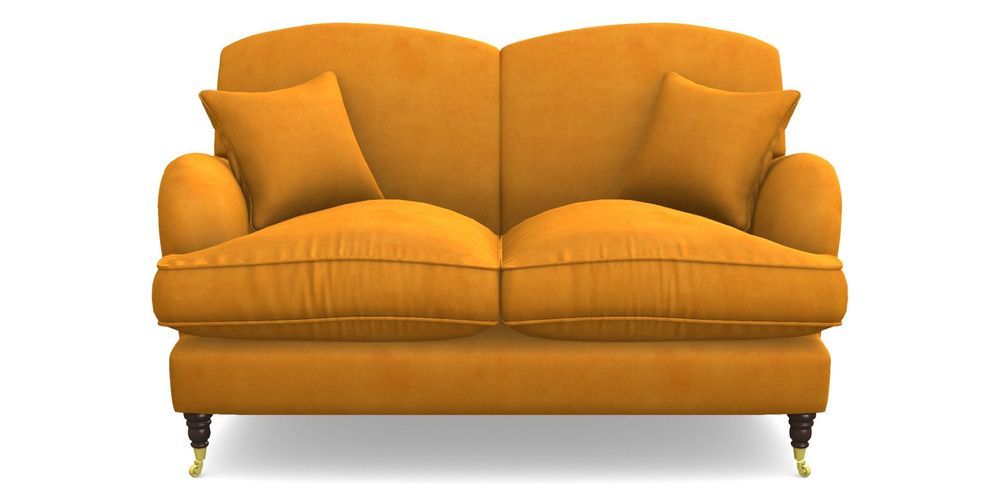 Product photograph of Kentwell 2 Seater 2 Hump Sofa In Clever Tough And Eco Velvet - Spice from Sofas and Stuff Limited