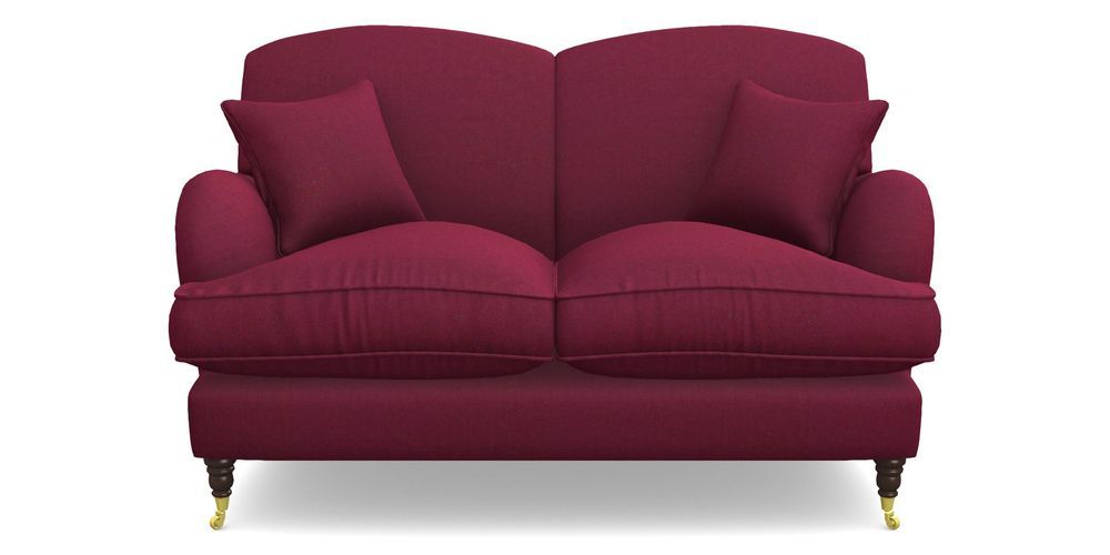 Product photograph of Kentwell 2 Seater 2 Hump Sofa In House Velvet - Claret from Sofas and Stuff Limited