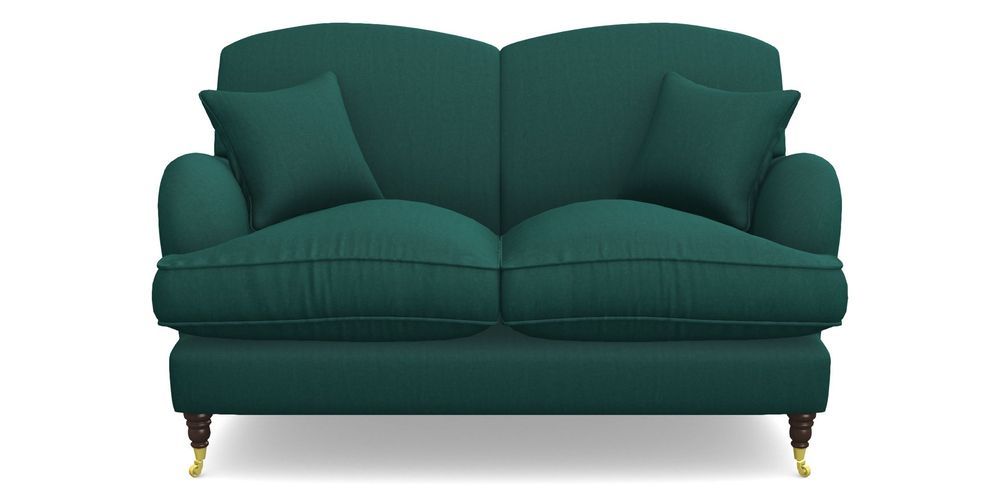 Product photograph of Kentwell 2 Seater 2 Hump Sofa In House Velvet - Peacock from Sofas and Stuff Limited