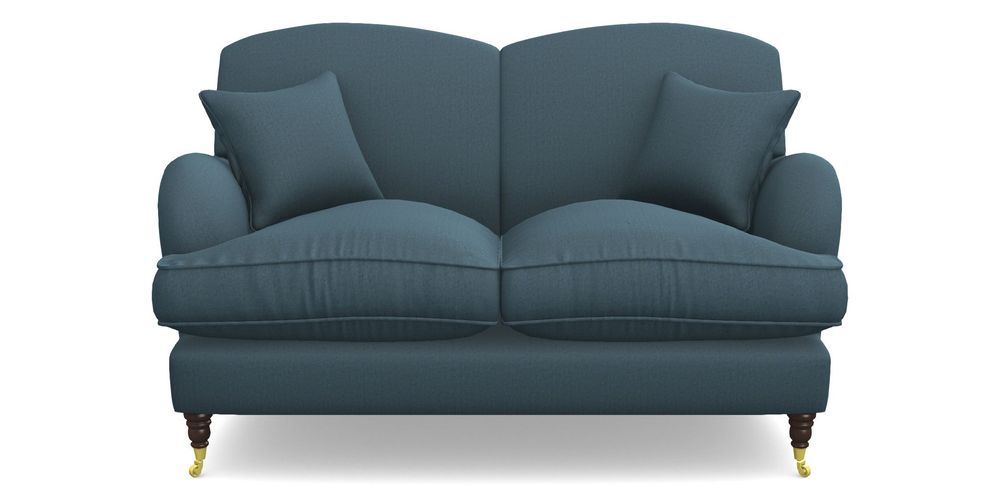 Product photograph of Kentwell 2 Seater 2 Hump Sofa In House Velvet - Petrol from Sofas and Stuff Limited