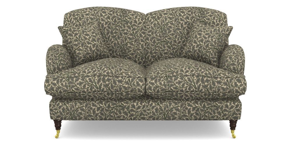 Product photograph of Kentwell 2 Seater 2 Hump Sofa In V A Drawn From Nature Collection - Oak Tree - Dark Green from Sofas and Stuff Limited