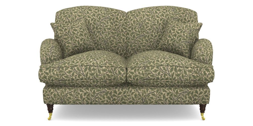 Product photograph of Kentwell 2 Seater 2 Hump Sofa In V A Drawn From Nature Collection - Oak Tree - Light Green from Sofas and Stuff Limited