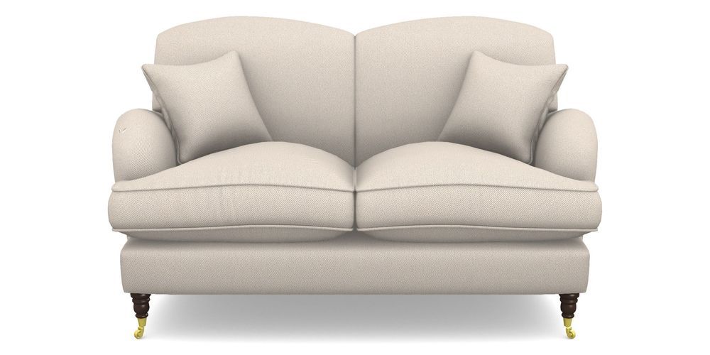 Product photograph of Kentwell 2 Seater 2 Hump Sofa In Two Tone Plain - Biscuit from Sofas and Stuff Limited