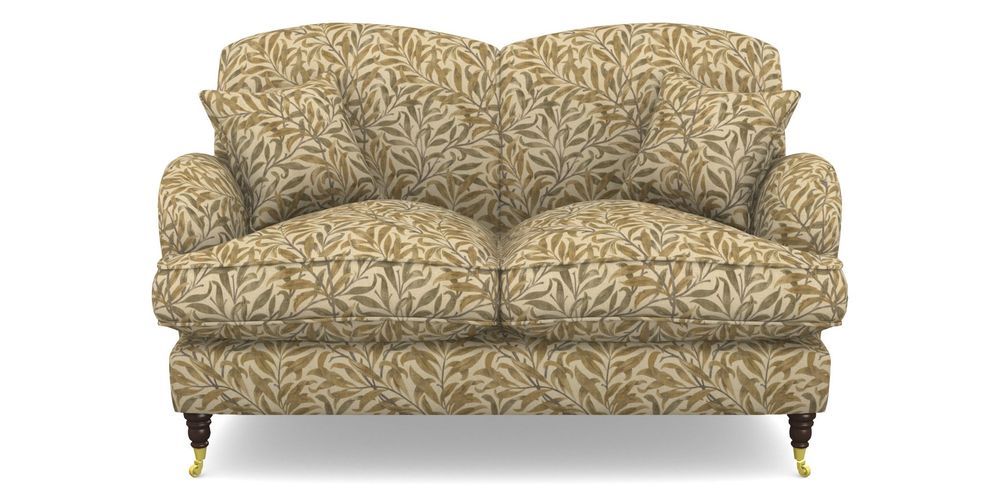 Product photograph of Kentwell 2 Seater 2 Hump Sofa In V A Drawn From Nature - Willow Bough Large - Gold from Sofas and Stuff Limited