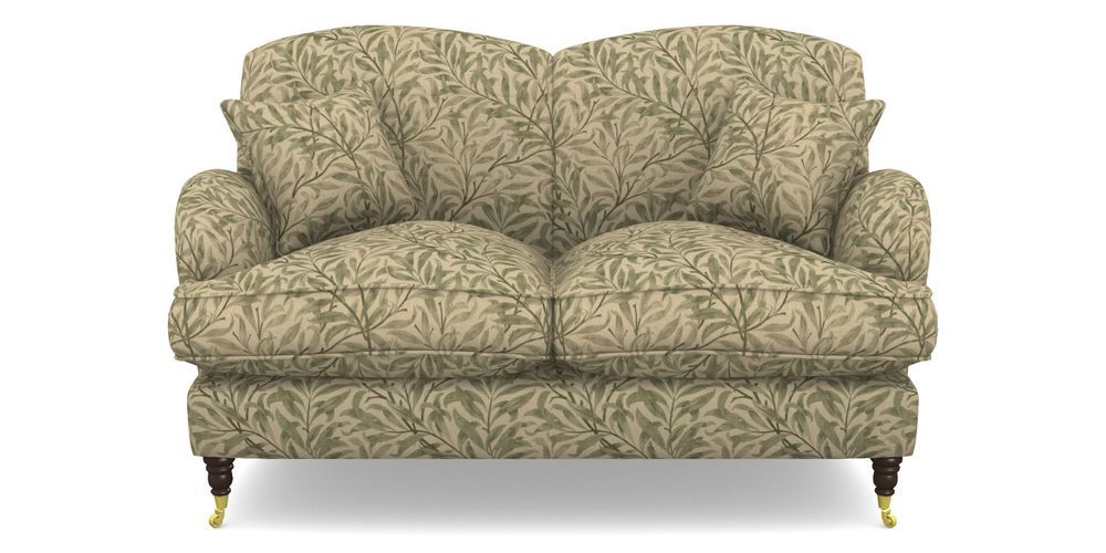 Product photograph of Kentwell 2 Seater 2 Hump Sofa In V A Drawn From Nature - Willow Bough Large - Light Green from Sofas and Stuff Limited