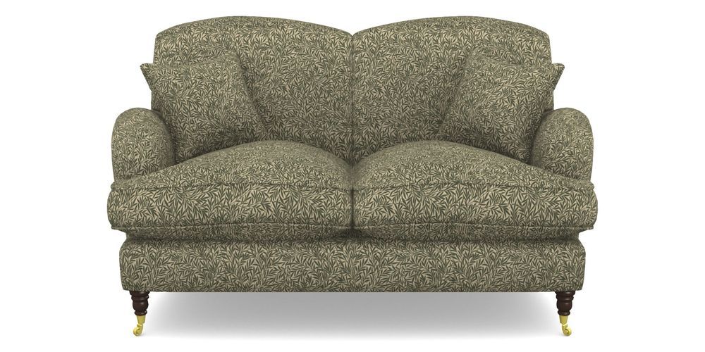 Product photograph of Kentwell 2 Seater 2 Hump Sofa In V A Drawn From Nature Collection - Willow - Dark Green from Sofas and Stuff Limited