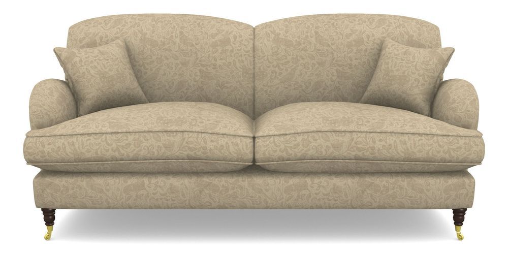 Product photograph of Kentwell 3 Seater 2 Hump Sofa In V A Drawn From Nature - Bird And Rabbit - Natural from Sofas and Stuff Limited