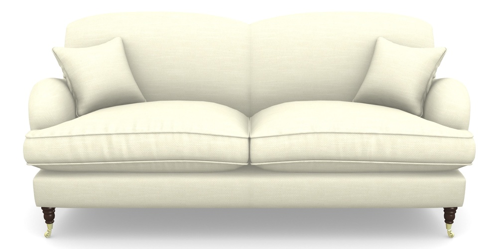 Product photograph of Kentwell 3 Seater 2 Hump Sofa In Basket Weave - Cream from Sofas and Stuff Limited