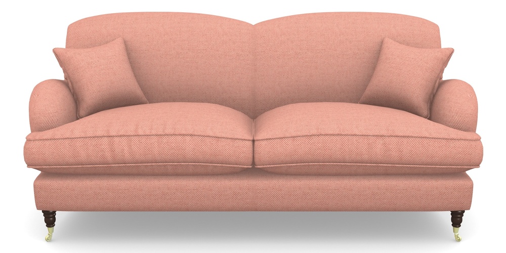 Product photograph of Kentwell 3 Seater 2 Hump Sofa In Basket Weave - Peony from Sofas and Stuff Limited