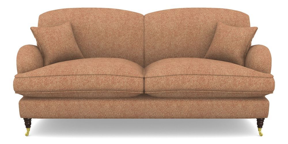 Product photograph of Kentwell 3 Seater 2 Hump Sofa In Cloth 22 Weaves - Grand Teton - Amber from Sofas and Stuff Limited