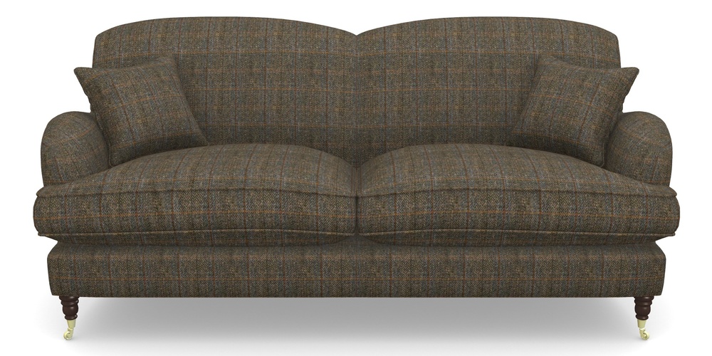 Product photograph of Kentwell 3 Seater 2 Hump Sofa In Harris Tweed House - Harris Tweed House Blue from Sofas and Stuff Limited