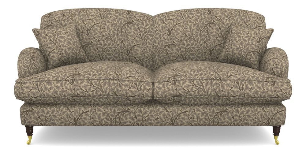 Product photograph of Kentwell 3 Seater 2 Hump Sofa In V A Drawn From Nature Collection - Oak Tree - Brown from Sofas and Stuff Limited