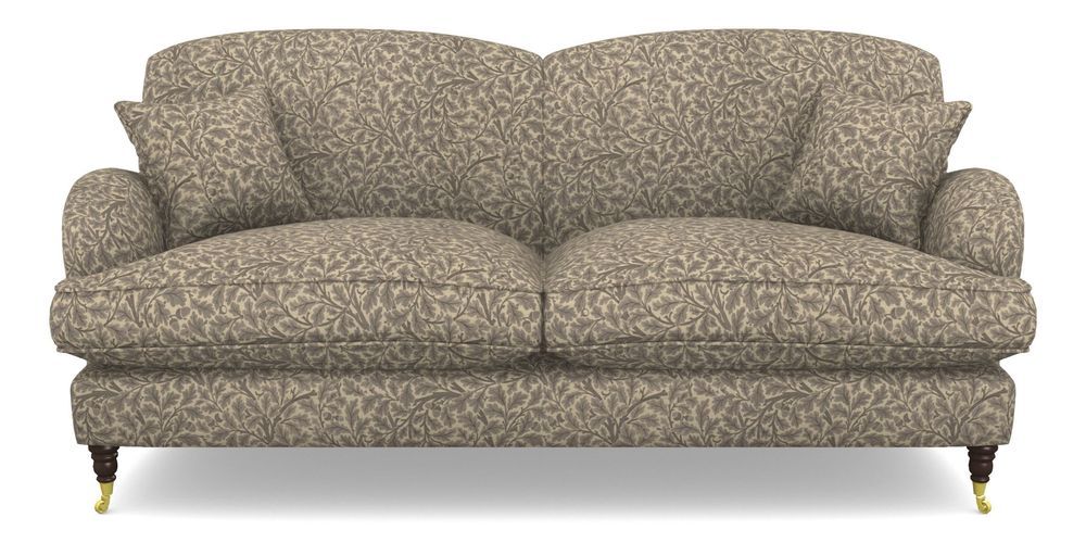 Product photograph of Kentwell 3 Seater 2 Hump Sofa In V A Drawn From Nature Collection - Oak Tree - Grey from Sofas and Stuff Limited