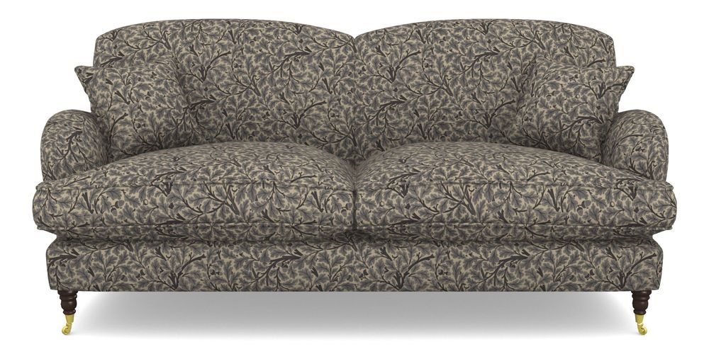 Product photograph of Kentwell 3 Seater 2 Hump Sofa In V A Drawn From Nature Collection - Oak Tree - Navy from Sofas and Stuff Limited