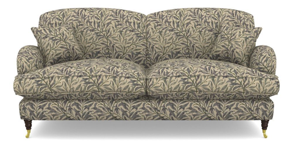 Product photograph of Kentwell 3 Seater 2 Hump Sofa In V A Drawn From Nature - Willow Bough Large - Duck Egg from Sofas and Stuff Limited