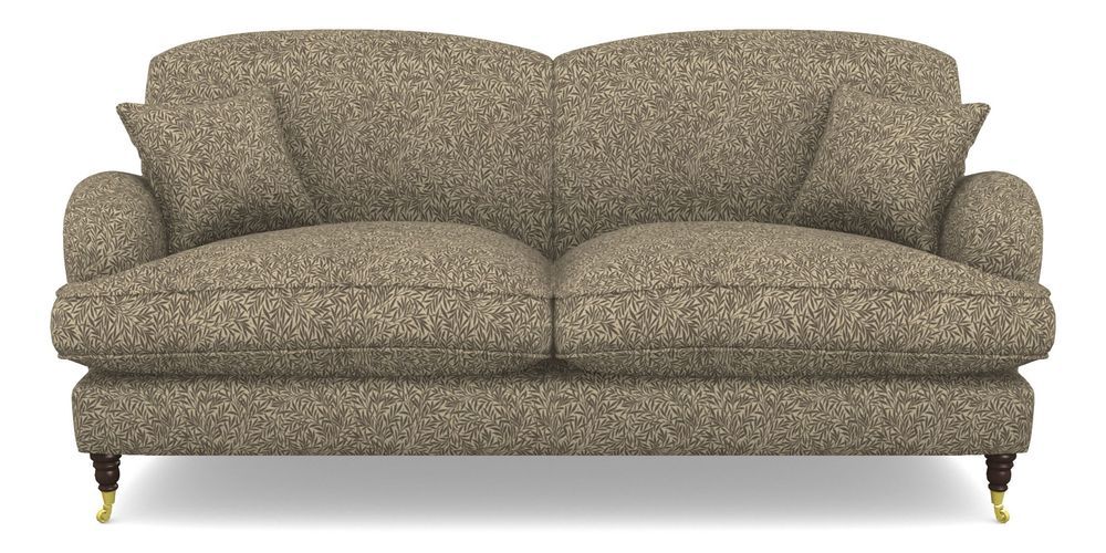 Product photograph of Kentwell 3 Seater 2 Hump Sofa In V A Drawn From Nature Collection - Willow - Brown from Sofas and Stuff Limited