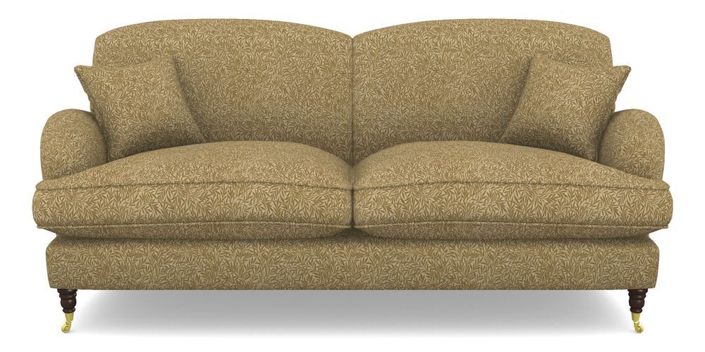 Product photograph of Kentwell 3 Seater 2 Hump Sofa In V A Drawn From Nature Collection - Willow - Gold from Sofas and Stuff Limited