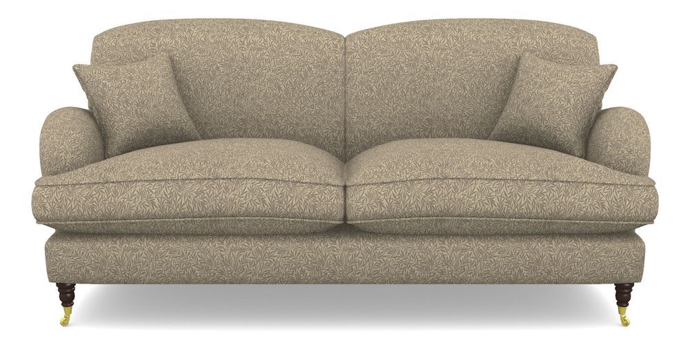 Product photograph of Kentwell 3 Seater 2 Hump Sofa In V A Drawn From Nature Collection - Willow - Grey from Sofas and Stuff Limited