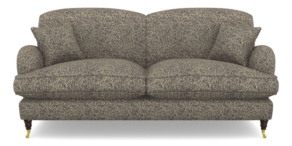 Product photograph of Kentwell 3 Seater 2 Hump Sofa In V A Drawn From Nature Collection - Willow - Navy from Sofas and Stuff Limited