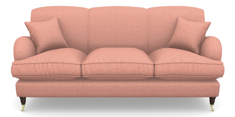 Product photograph of Kentwell 3 Seater 3 Hump Sofa In Basket Weave - Peony from Sofas and Stuff Limited