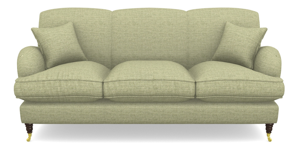 Product photograph of Kentwell 3 Seater 3 Hump Sofa In Basket Weave - Sage from Sofas and Stuff Limited