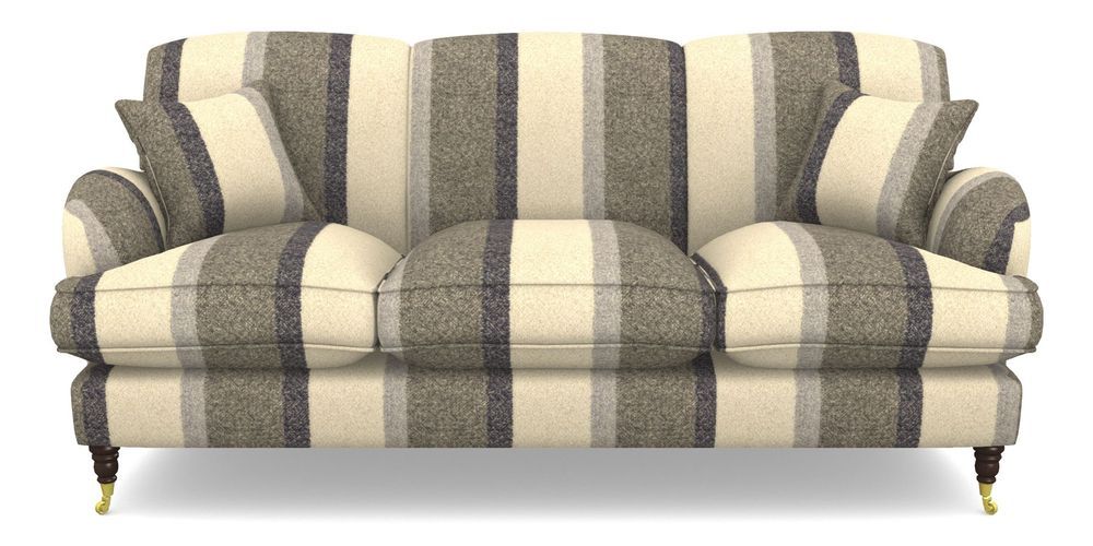 Product photograph of Kentwell 3 Seater 3 Hump Sofa In Cloth 22 Weaves - Cedar Breaks - Chalk from Sofas and Stuff Limited