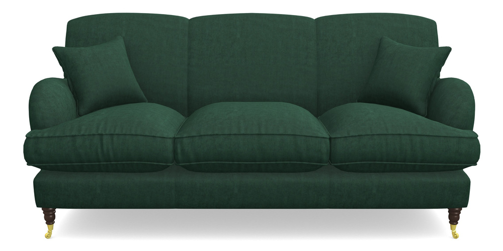 Product photograph of Kentwell 3 Seater 3 Hump Sofa In Clever Tough And Eco Velvet - Pine from Sofas and Stuff Limited