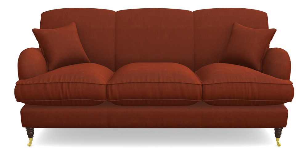 Product photograph of Kentwell 3 Seater 3 Hump Sofa In Clever Tough And Eco Velvet - Tawny from Sofas and Stuff Limited