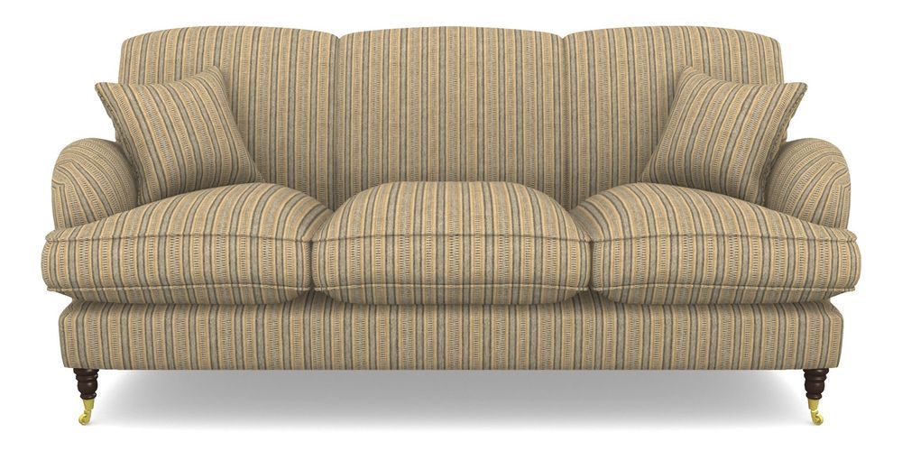 Product photograph of Kentwell 3 Seater 3 Hump Sofa In Cloth 22 Weaves - North Cascades - Amber from Sofas and Stuff Limited