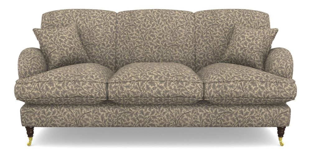 Product photograph of Kentwell 3 Seater 3 Hump Sofa In V A Drawn From Nature Collection - Oak Tree - Grey from Sofas and Stuff Limited