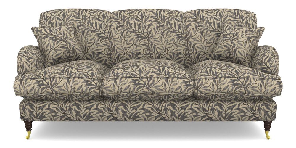 Product photograph of Kentwell 3 Seater 3 Hump Sofa In V A Drawn From Nature - Willow Bough Large - Navy from Sofas and Stuff Limited