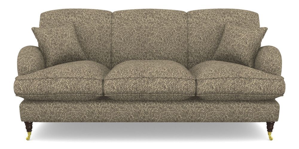 Product photograph of Kentwell 3 Seater 3 Hump Sofa In V A Drawn From Nature Collection - Willow - Brown from Sofas and Stuff Limited