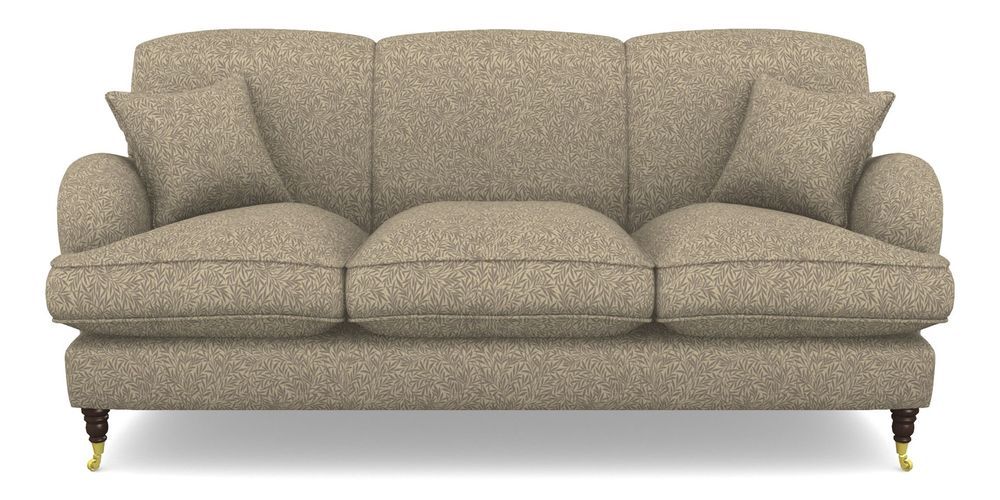 Product photograph of Kentwell 3 Seater 3 Hump Sofa In V A Drawn From Nature Collection - Willow - Grey from Sofas and Stuff Limited