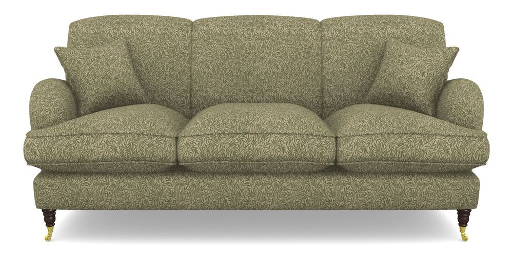 Product photograph of Kentwell 3 Seater 3 Hump Sofa In V A Drawn From Nature Collection - Willow - Light Green from Sofas and Stuff Limited