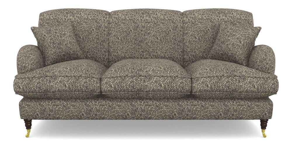 Product photograph of Kentwell 3 Seater 3 Hump Sofa In V A Drawn From Nature Collection - Willow - Navy from Sofas and Stuff Limited