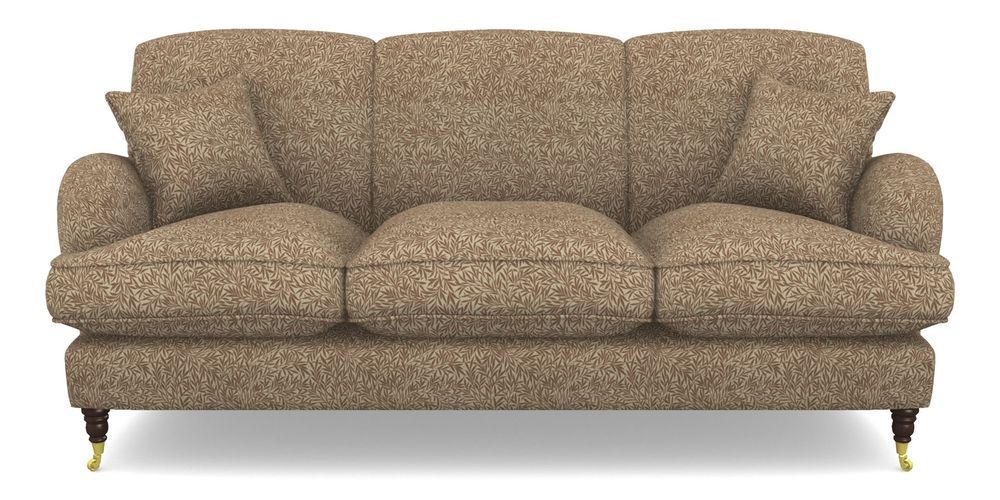 Product photograph of Kentwell 3 Seater 3 Hump Sofa In V A Drawn From Nature Collection - Willow - Terracotta from Sofas and Stuff Limited