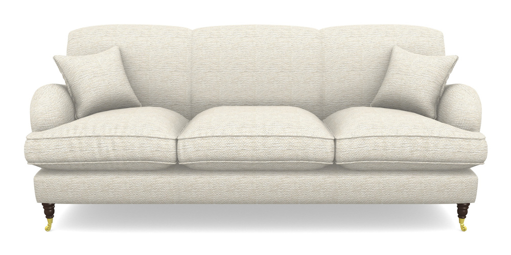 Product photograph of Kentwell 4 Seater 3 Hump Sofa In Aqua Clean Oban - Pearl from Sofas and Stuff Limited